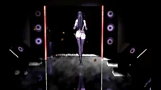 3D cute Asian slut undergarments cheating in big horseshit